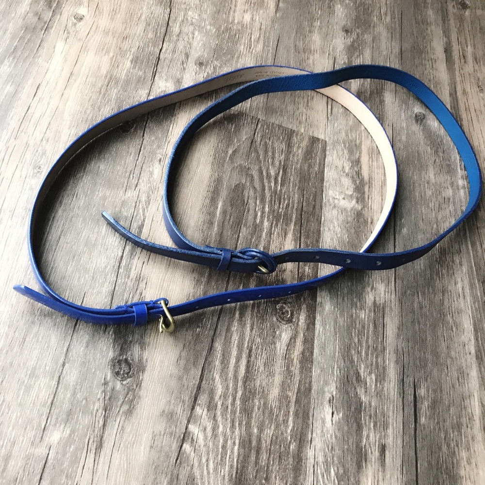 J. Crew belts.